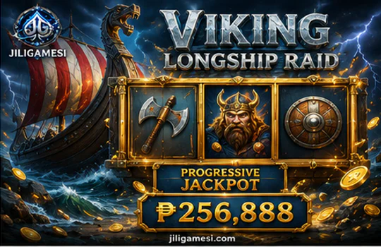 JILIGAMES slot reels settling above visible mobile controls